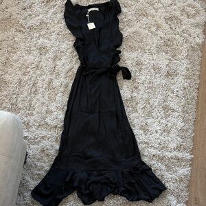 knee length dresses for ladies Wave Shirt Dress Blue Stripe by Chan Luu main image 1